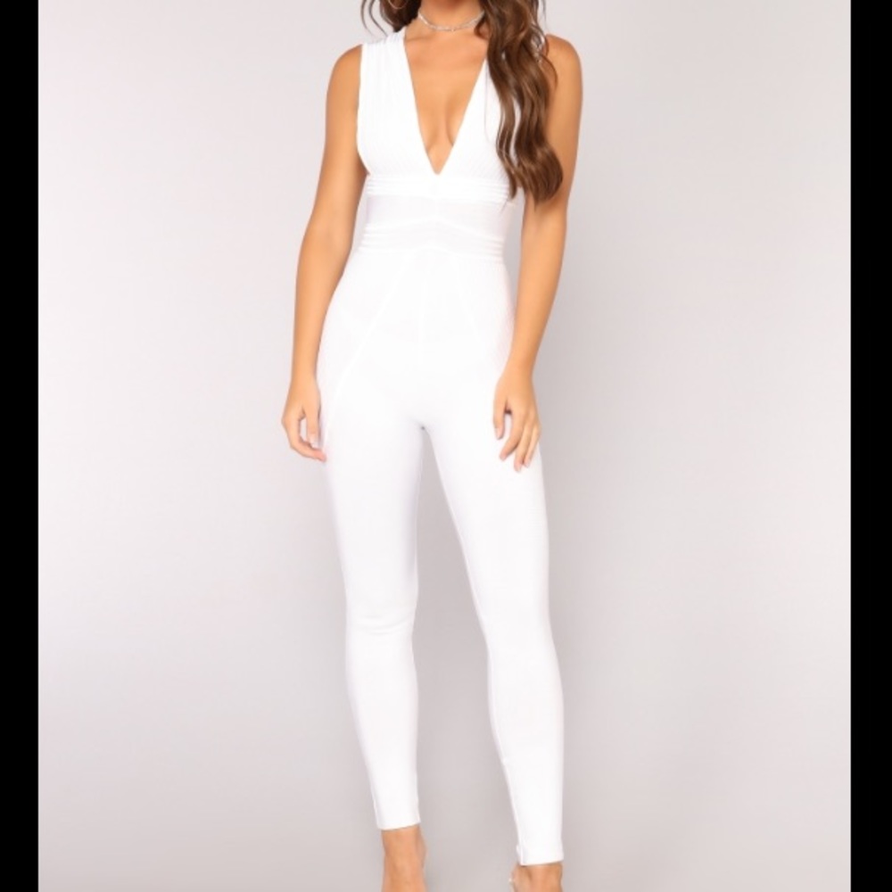 Fashion Nova 🔥 Hot Like Fire 🔥Bandage Jumpsuit